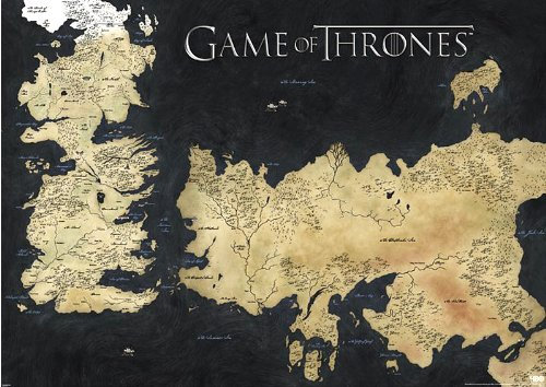 Póster Game of Thrones - Los Siete Reinos (91,5cm x 61cm)