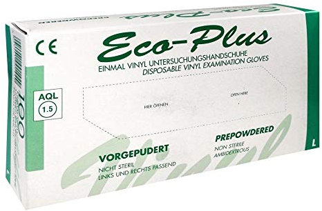 HANDSCHUHE Einmal Vinyl groß 100 St