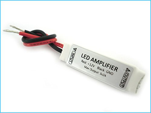 Mini unidad de amplificador RGB para tira de LED 12V 6A RGB Amplificador de tira de LED