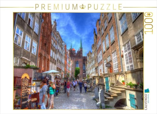 CALVENDO Puzzle Die Mariacka-Straße in Danzig | 1000 Teile Lege-Größe 64 x 48 cm Foto-Puzzle für glückliche Stunden