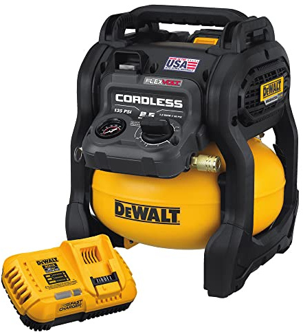 DEWALT DCC2560T1 FLEXVOLT 60V MAX 2.5 gallon Cordless Air Compressor Kit