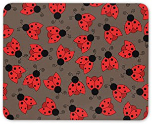 Destination Vinyl Ltd Pretty Ladybird Mouse Mat Pad - Ladybug Insect Girls PC Computer #8508