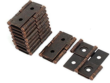 Aexit 47mm x 45 mm x 5mm antiken Stil doppelt wirkenden Paravent Scharnier Kupfer Ton 10 Stück (61da8f095a1d4e03f98f21e0469c0028)