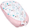PaLulli Kuschelnest 2-seitig Babynest Babynestchen Baby Nest Nestchen Reisebett Wickelauflage Kuschelbett, Kokon Kokon für Babybett - Babys und Säuglinge, 100% Baumwolle Oeko TEX (Rosa Bär)