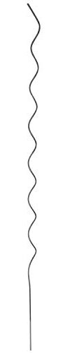 bellissa 3 Stück Hochwertige Pflanzspiralen - Pflanzen-Stangen und Spiral-Stäbe für das Ranken im Garten verzinkt Höhe: 110 cm - Ø 5 mm