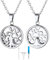 FindChic Collana Ciondolo Urna per Ceneri Personalizzato Collana Cremazione Acciaio Inossidabile Collana Cremazione Impermeabile Albero Della Vita Cremazione Funeraria
