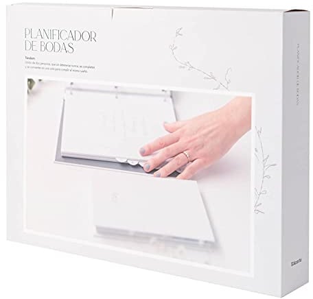 Kokonote Tandem Hochzeitsplaner, Hochzeitsplaner, Hochzeitsplaner, Organizer für Hochzeiten, Hochzeitstagebuch, WEDPK01, Farbig