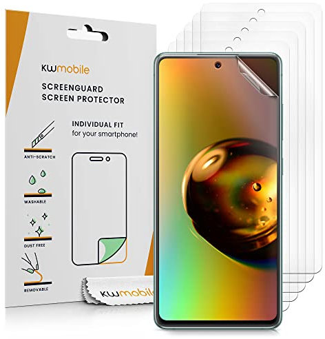kwmobile 6X Displayschutzfolie kompatibel mit Samsung Galaxy S20 FE Folie - klare Schutzfolien Set in transparent