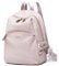 GOLF SUPAGS Zaino Elegante per le Donne, Zaino da Viaggio Casual per Ragazze, Zainos da Giorno, Borsa a Mano Borsa per Libri in Nylon (Rosa)