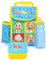 CoComelon Lunchbox-Set für Kinder | Isolierte Tasche, Trinkflasche & Snacktopf | Jungen und Mädchen erleben Abenteuer mit JJ in Blau und Gelb | Isolierte Tasche hält Essen frisch | Robustes Material