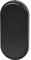 FSB 0 17 1757 00000 8120 Blindrosette oval Blindzylinder Rosette verdeckt geschraubt, Aluminium tiefschwarz 171757, Silber