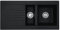 Liquida KAV150BL 1.5 Bowl Composite Reversible Black Kitchen Sink and Waste Kit
