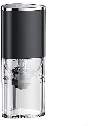URPIZY Electric Coffee Grinder, Portable Coffee Grinder, USB Rechargeable Mini Coffee Grinder, Coffee Mill for Espresso, Pour Over, Percolator (Black)