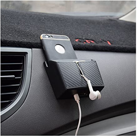 JNNJ Scatola Portaoggetti Autoadesiva per Auto, Organizer Portaoggetti Universale per Auto Organizer, Accessori Auto Multifunzionali, Auto in PVC Organizer, Adatto a Tutte le Auto(Piccolo)