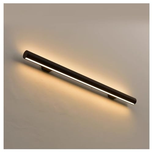 exproyzk LED-Handlauf Treppenhandlauf Wandmontierte Handläufe Innen-Außen-Treppenhandlauf Aluminium-Griffstange mit Licht (Farbe : Schwarz, Größe : 39.3/1m)