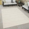 Paco Home Outdoor Teppich wetterfest Skandinavisch für Terrasse, Balkon & Garten pflegeleicht & robust Modernes Design Indoor & Outdoor geeignet, Grösse:240x340 cm, Farbe:Creme
