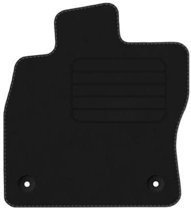 Veloursfussmatte für Audi A3 8V Sportback Bj. 2013-2020 Basic LP runde Befestigungen Automatte Velourmatte Mit Absatzschoner Passform Neu