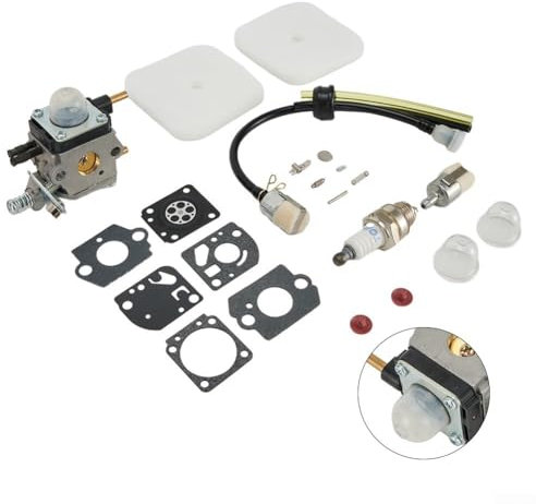 Kit carburateur pour motoculteur 2 temps Mantis 7222 7225 7230 7234 pour ZAMA C1U-K17 C1U-K27B C1U-K54 12520011822