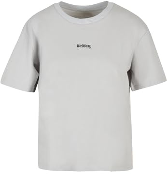Miss Tee Damen Girl Gang Tee lightasphalt, XL