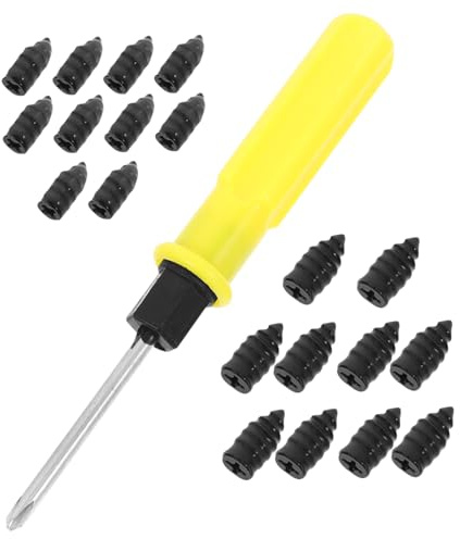 HAWILLOSCH Clavos Reparación Pinchazos Tornillo Plástico Kit Herramientas Motocicleta