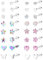 YADOCA 16Paar Ohrringe Mädchen Kinder Hypoallergene Chirurgenstahl Medizinische Ohrstecker Schraubverschluss Ohrring Herz Perle Blume Schmetterling Ohrringe Set