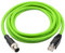 Lonlonty M12 8 Pin to RJ45 Shielded Cable Cat6a, Industrial Field-wireable M12 8 Pin A Code Male to RJ45 Ethernet CAT6a Cable Assembly Shielded Patch Cord for Automation (6.6Ft-Cat6a A code 8Pin)