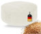 OMNANA® Cushy™ Meditationskissen rund – Sitzkissen 10cm/15cm/20cm hoch – Chenille Yogakissen mit Dinkelfüllung – Bodenkissen, Kissen für Meditation & Entspannung – Made in Germany