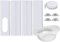 Kit de ventana de CA portátil, kit de sellado de ventana de aire acondicionado, kit de ventilación de CA ajustable para ventana corredera, kit de CA sin costuras, placas de sellado de ventana ajustabl