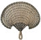 NYSDM - Ventilador de mano duradero tejido a mano natural, antiguo y grande, para montar en la pared