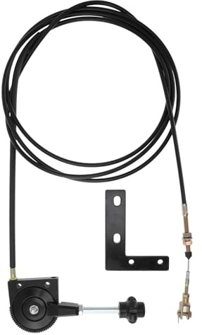 Partuto 3.5M 11.5FT Throttle Control Cable with Bracket for EX230 Excavator