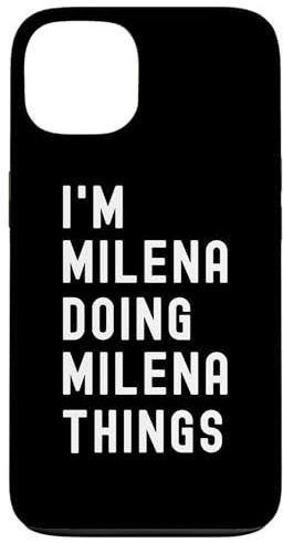 Soy Milena Haciendo Cosas de Milena Carcasa para iPhone 13