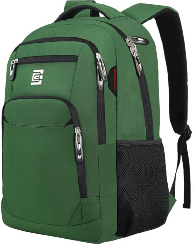 marcello 18 Zoll Laptop Rucksack Herren, Schulrucksack für Teenager Jungen | Großer Wasserdichter Reiserucksack, Anti-Diebstahl Arbeitsrucksack mit 15,6 Zoll Laptopfach für Reisen, Schule, Business