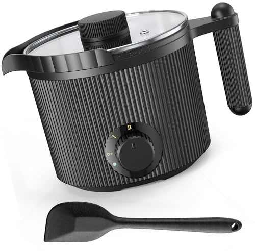 Brich Electric Wax Melter 1.5L, Fast Candle & Soap Wax Melting Pot with Lid | Dual-Power Temperature Control, Non-Stick Easy Clean Inner Pot, Triple Safety Anti-Scald Protection for Adult Crafting