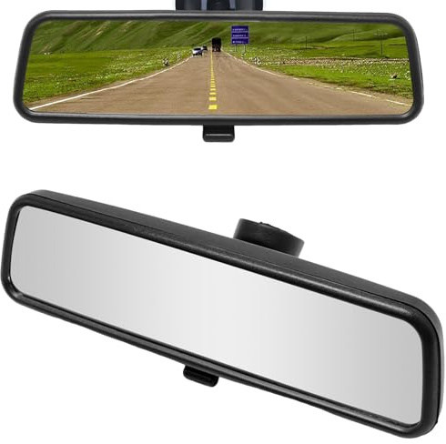 Ollanoos 3B0857511G Innenspiegel Auto, Schwarz, Ersatz für Volks-wagen T5 T6 T6.1 T7 2003-2024, Ersatz für Cadillac 2003-2024