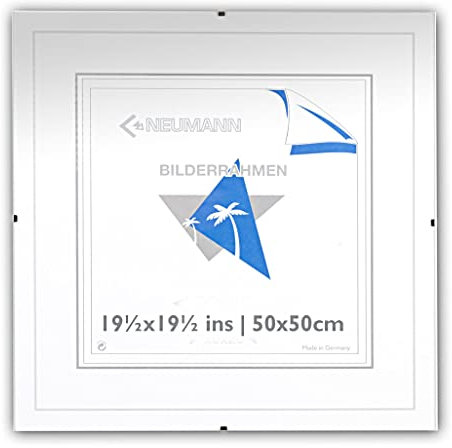 sous Verre 50x50, sans Cadre, Cadre a Clip, vitre Normal++Neuf++