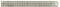 hedue® Stahllineal 500 mm - Stahlmaßstab mit Millimeterskala, rostfreies Edelstahl Metall Lineal, robustes Metalllineal 50 cm