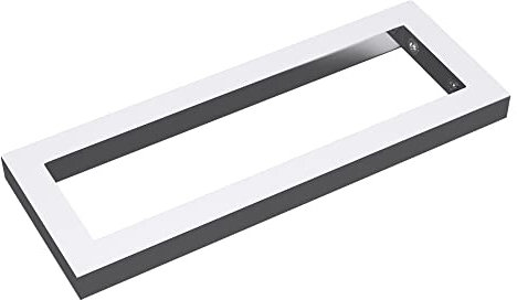 doporro Waschtischhalterung Waschtischkonsole Wandkonsole 50x3x15 cm rostfreie Edelstahl Silber Wandhalter rechteckig Träger Regalträger Regalhalter (1 Stück WH01