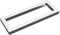 doporro Staffa per Scaffale Reggimensola Rettangolare 50 cm in Acciaio Inox Cromo, Supporto da Parete per Mensole, Lavabi e Portasciugamani, Dimensioni 500x150 mm, 1 Pezzo - WH01