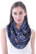 Lina & Lily Damen Loop Schal mit Anker-Print (Marineblau)