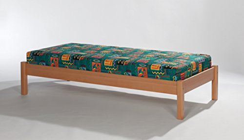 Vaja Bettgestell Buche massiv lackiert 120x200