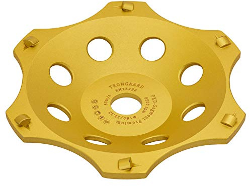TRONGAARD PREMIUM PKD PCD Schleiftopf/Schleifteller 180MM / 22,23MM / 30mm Gesamthöhe