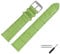 MARBURGER Uhrenarmband 20mm Leder Gruen Silber Alligator Prägung Mit Naht - Montage Set 5282062000120