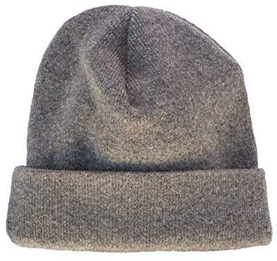 FosterNatur, Kinder Winter Mütze, 100% Wolle, Futter 100% Baumwolle (kbA) (50-52, Elk)
