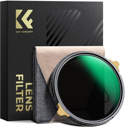 K&F CONCEPT ND2-32&Polfilter (CPL) 82mm 2-in-1 Multifunktionsfilter (Nano-Xcel Pro Serie)
