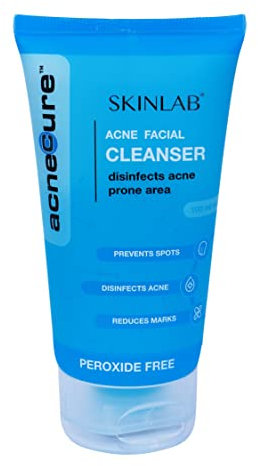ACNECURE Gesichtsreinigung: Reinigt Unreinheiten, für Haut mit Neigung von Akne und Fett, reduziert Akne, Mitesser und verbessert die Poren, Gelbehandlung mit Salicylsäure