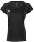 STARK SOUL Damen Sport Shirt Fitness T-Shirt vital, Kurzarm Funktionsshirt, Atmungsaktiv Schnelltrocknendes Trainingsshirt - Schwarz - S