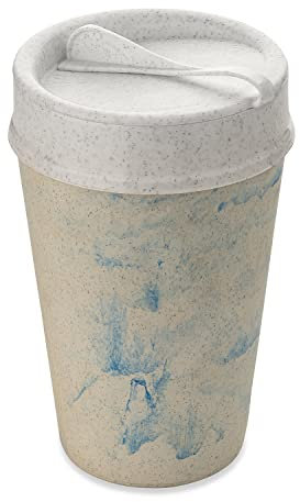 koziol ISO TO GO doppelwandiger Becher mit Deckel 400ml, TO GO Becher, ohne Bambus
