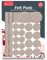 SOL 27pk Felt Pads - Floor Protectors for Chair Legs & Furniture Feet - Durable Felt Pads to Safeguard Floors - Ideal for Home & Furniture Protection