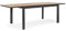 Ausziehtisch Belmar 220-340x100 Natur/Anthrazit, Aluminiumrahmen und Latten in Holzoptik