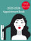 Hair Salon Appointment Book 2023-2024: Two Years Planner for Salons, Spas, Hair Stylist, Beauty, Yearly & Monthly Overviews, 8 Columns Business 52 ... Daily and Hourly Schedule 15 Minute Interval